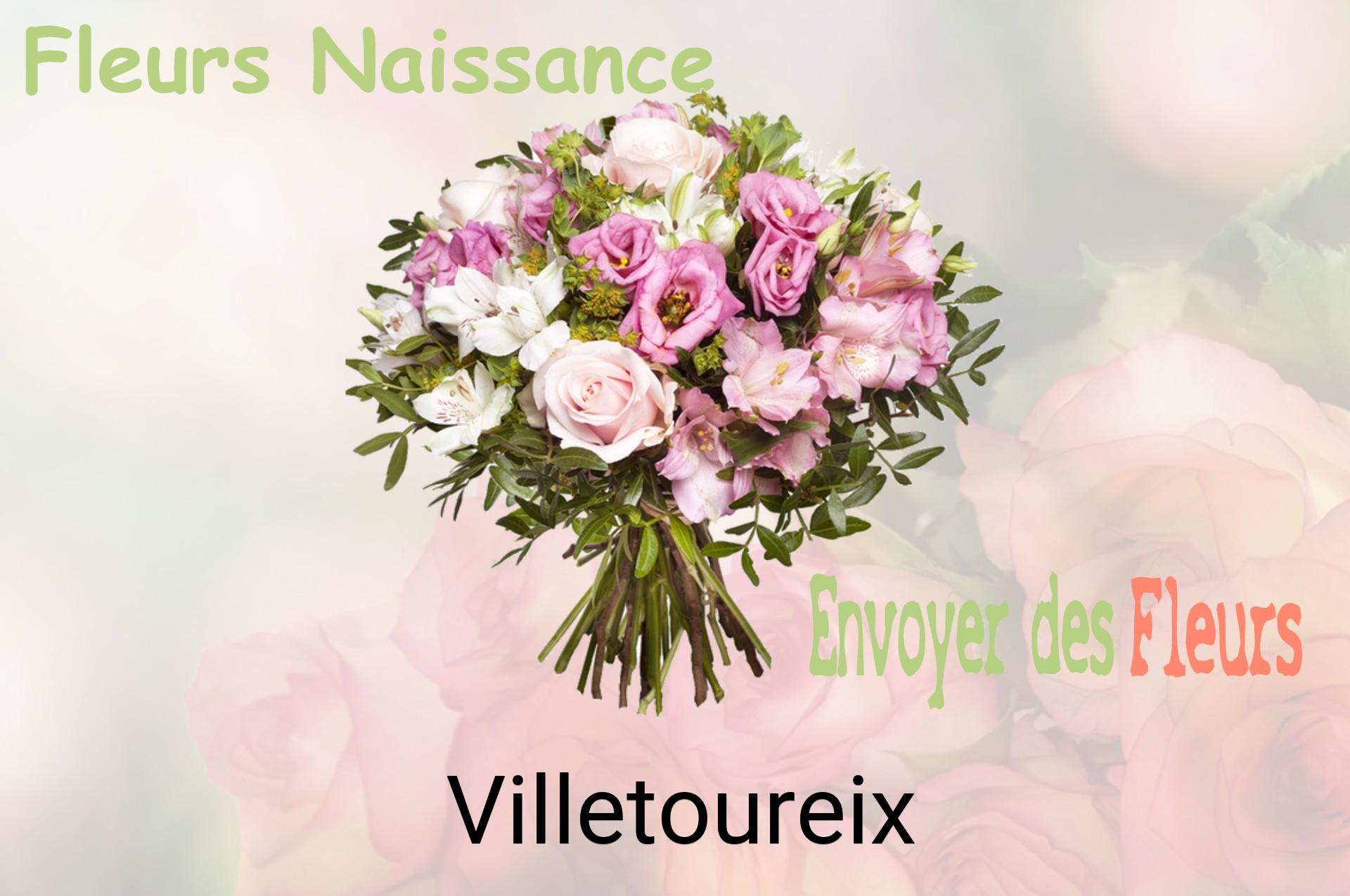 Bouquet de fleurs de naissance livré à Villetoureix